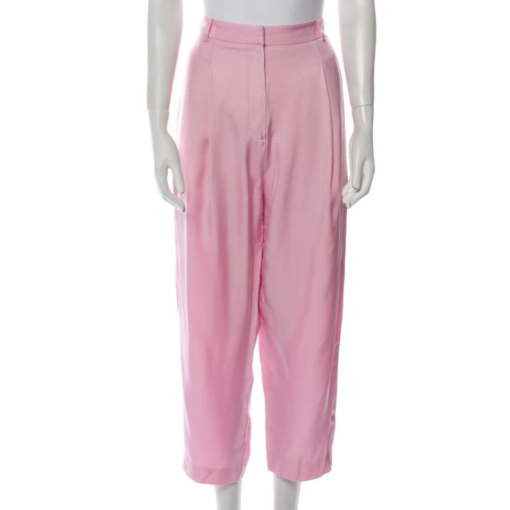Tibi Straight Leg Pants in Light Pink | Size XS, US 2
